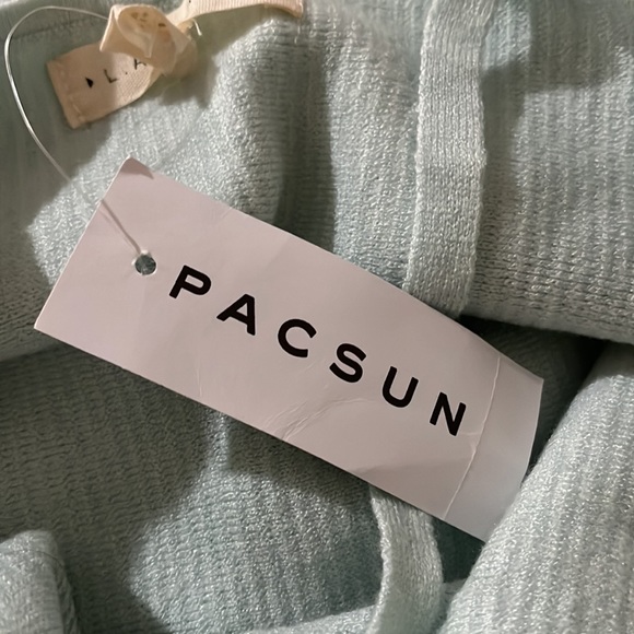 LA Hearts by Pacsun Mint Cropped Halter Tank with Criss-Cross Back NWT - As Is - Picture 7 of 11